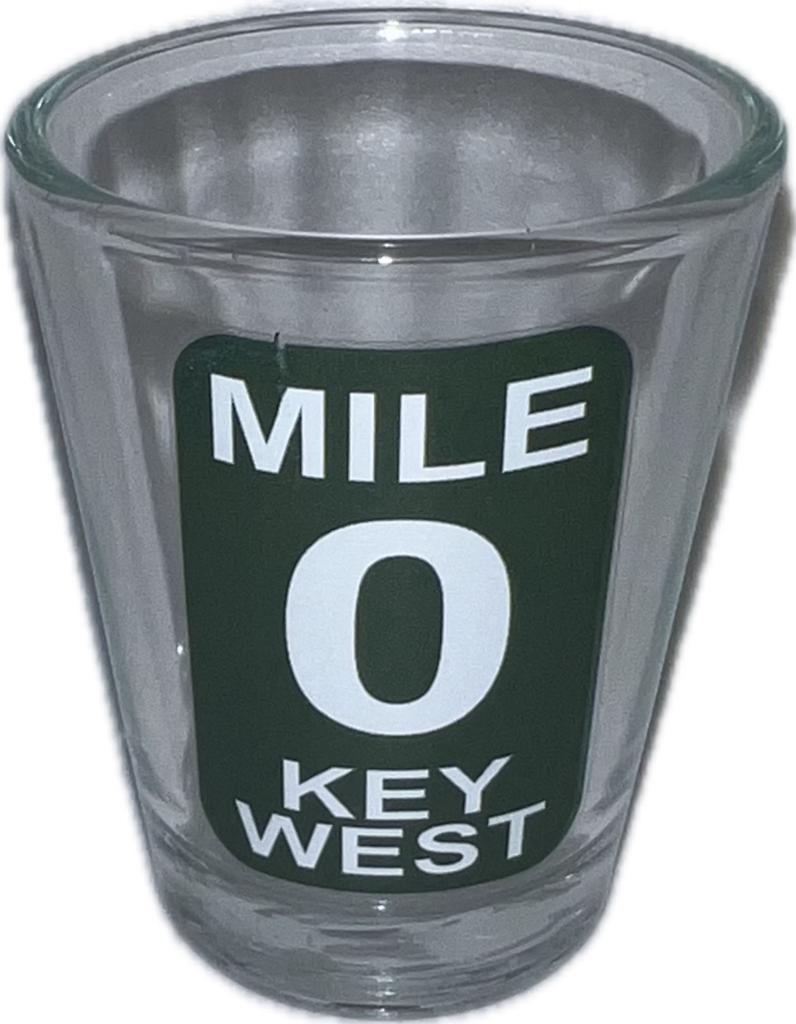 Key West Mile 0 Shot Glass