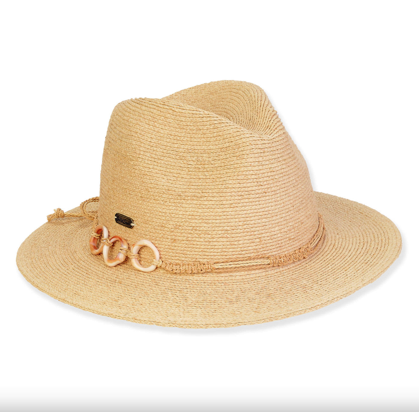 Sun 'N' Sand Sarah Raffia Fedora Hat