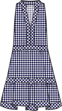 Vineyard Vines Harbor Tiered Dress