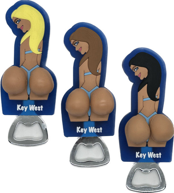 Novelty Babe Bottom Bottle Opener & Magnet