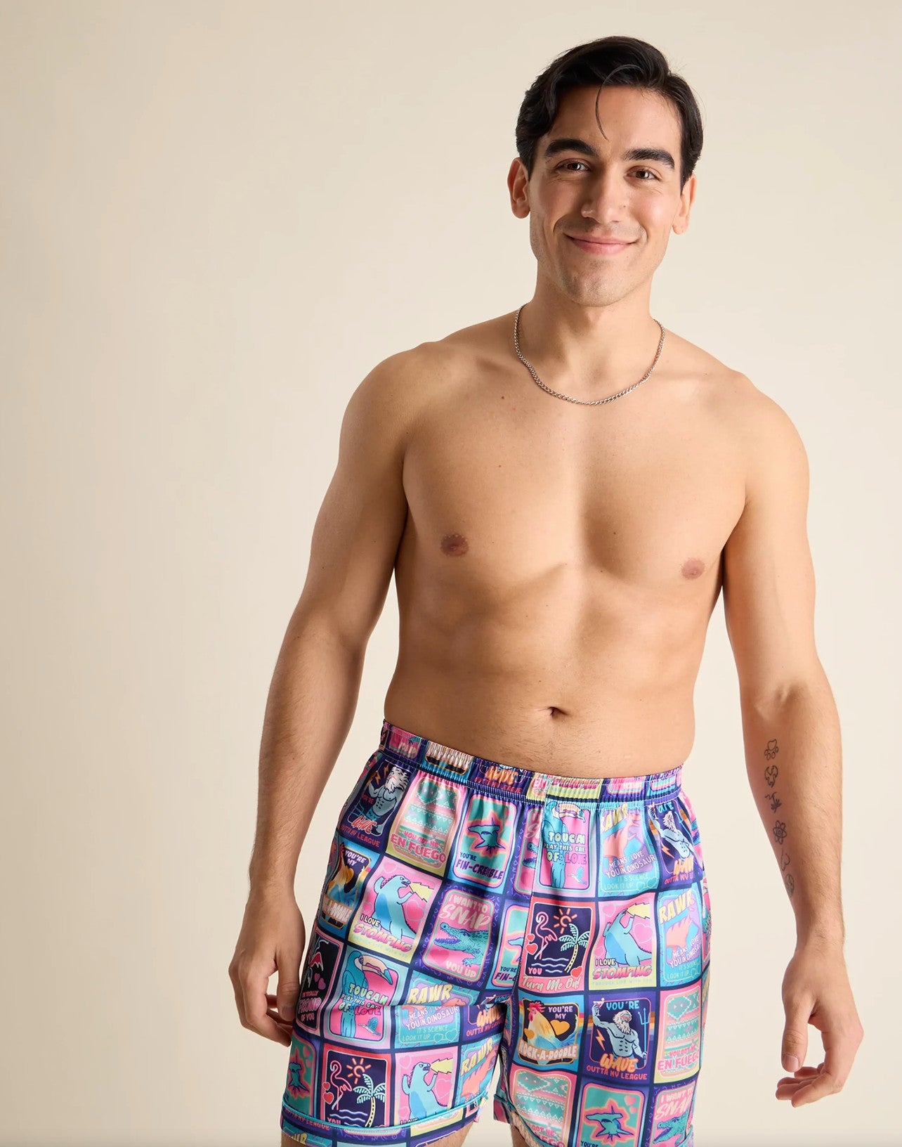 Chubbies The Please Love Mes Satin Sleep Short