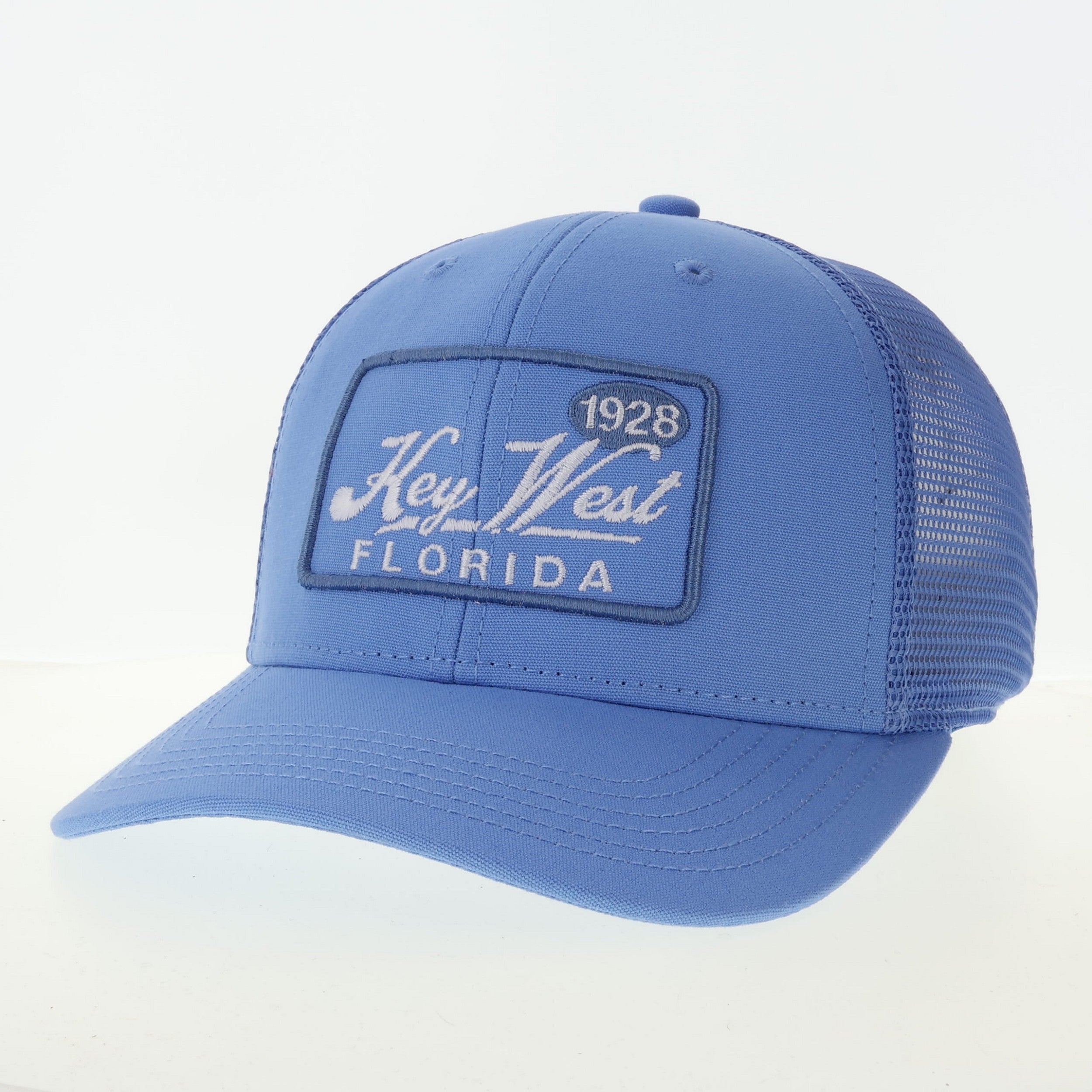 Legacy 1928 Key West Patch Trucker Hat Power Blue