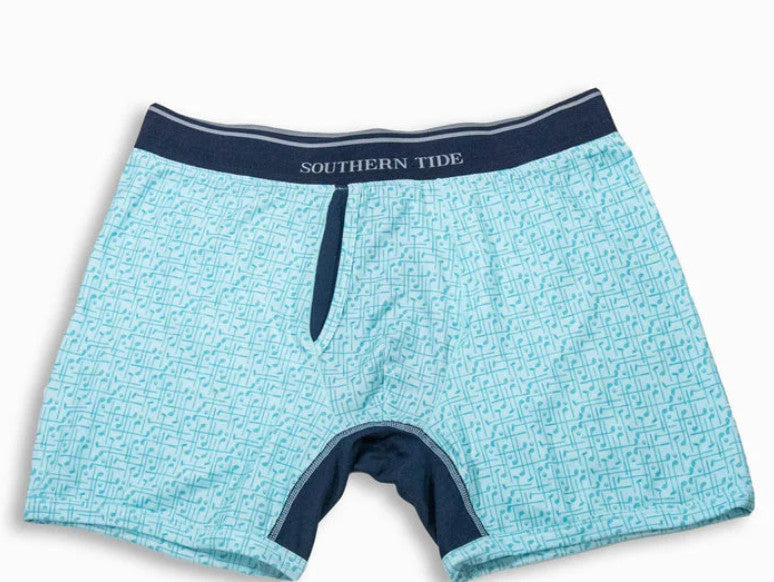 Southern Tide Baxter Boxer Brief Baltic Teal XXL