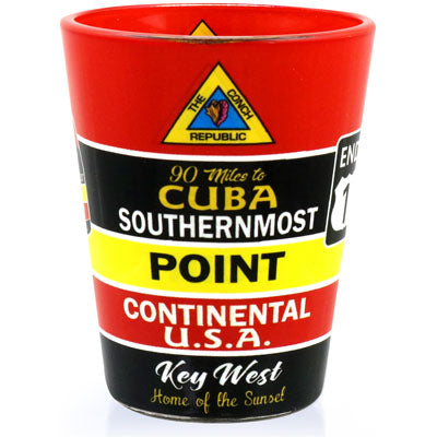 Key West Bouy Wrap In & Out Shot Glass