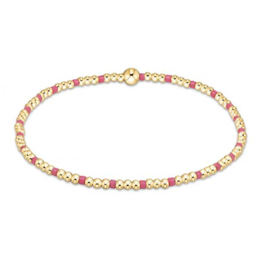 Egirl Hope Sincerity Pattern 2mm Bead Bracelet SS'25