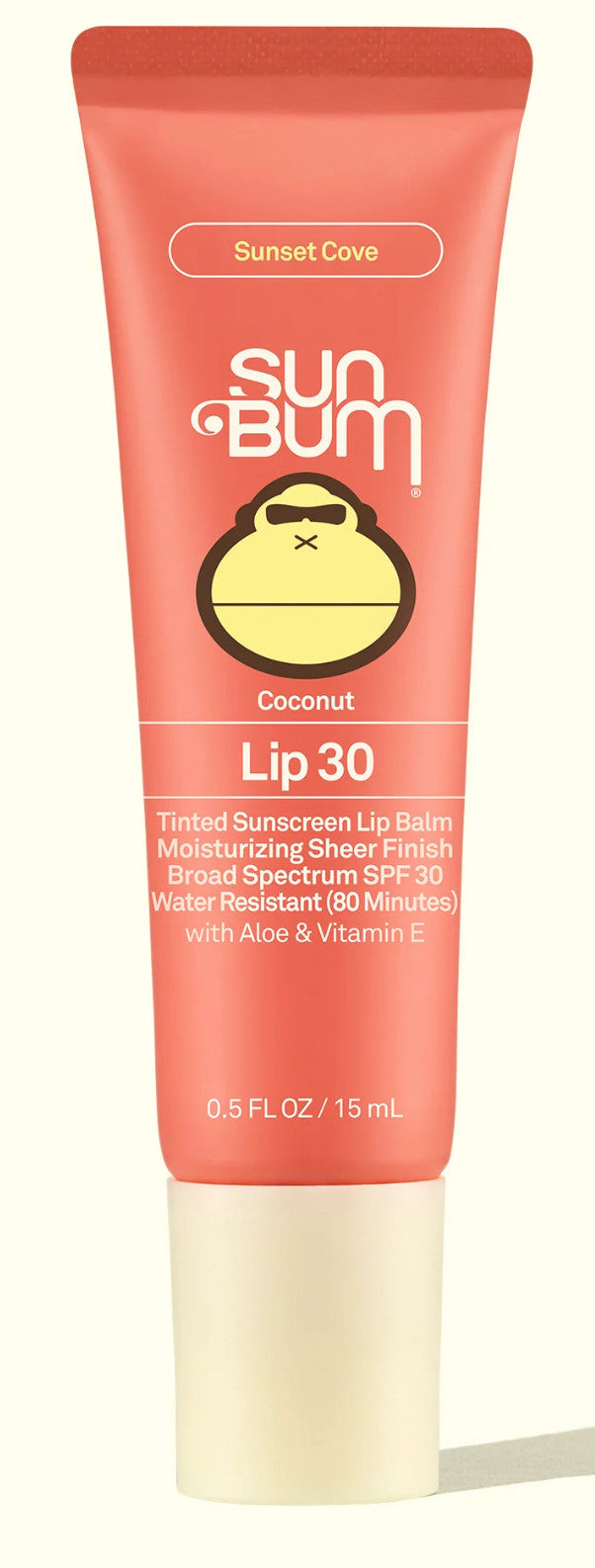 Sun Bum Original SPF 30 Tinted Lip Balm Sunset Cove 0.5 oz