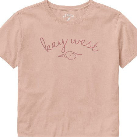 Legacy Key West Shell Casual Crop Top SS