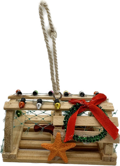 Lobster Trap Key West Ornament 3.5"