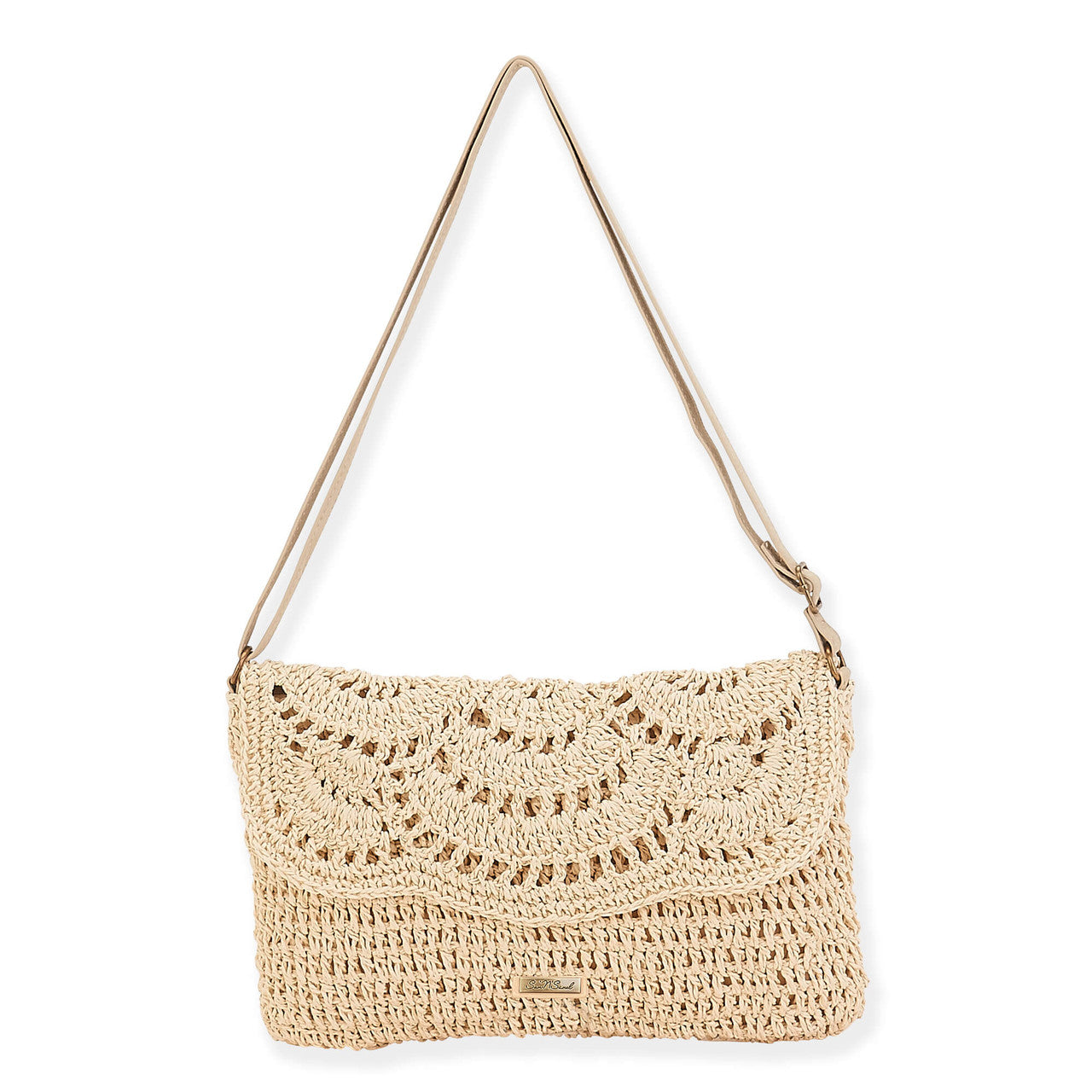 Sun 'N' Sand Paper Crochet Shoulder Bag