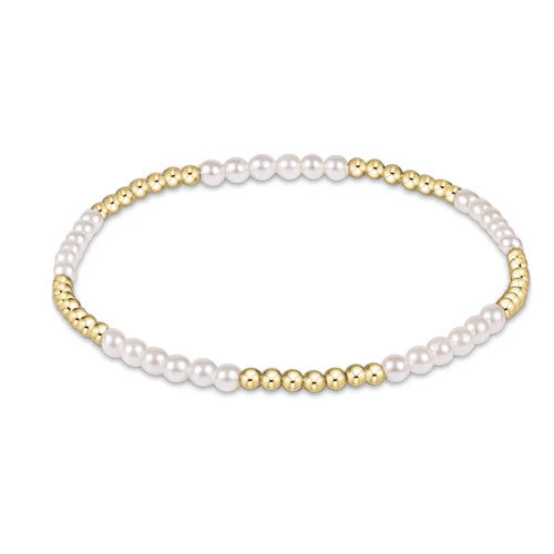 Enewton Classic Blissful Pattern 2.5mm Bead Bracelet WF'24 3mm Pearl