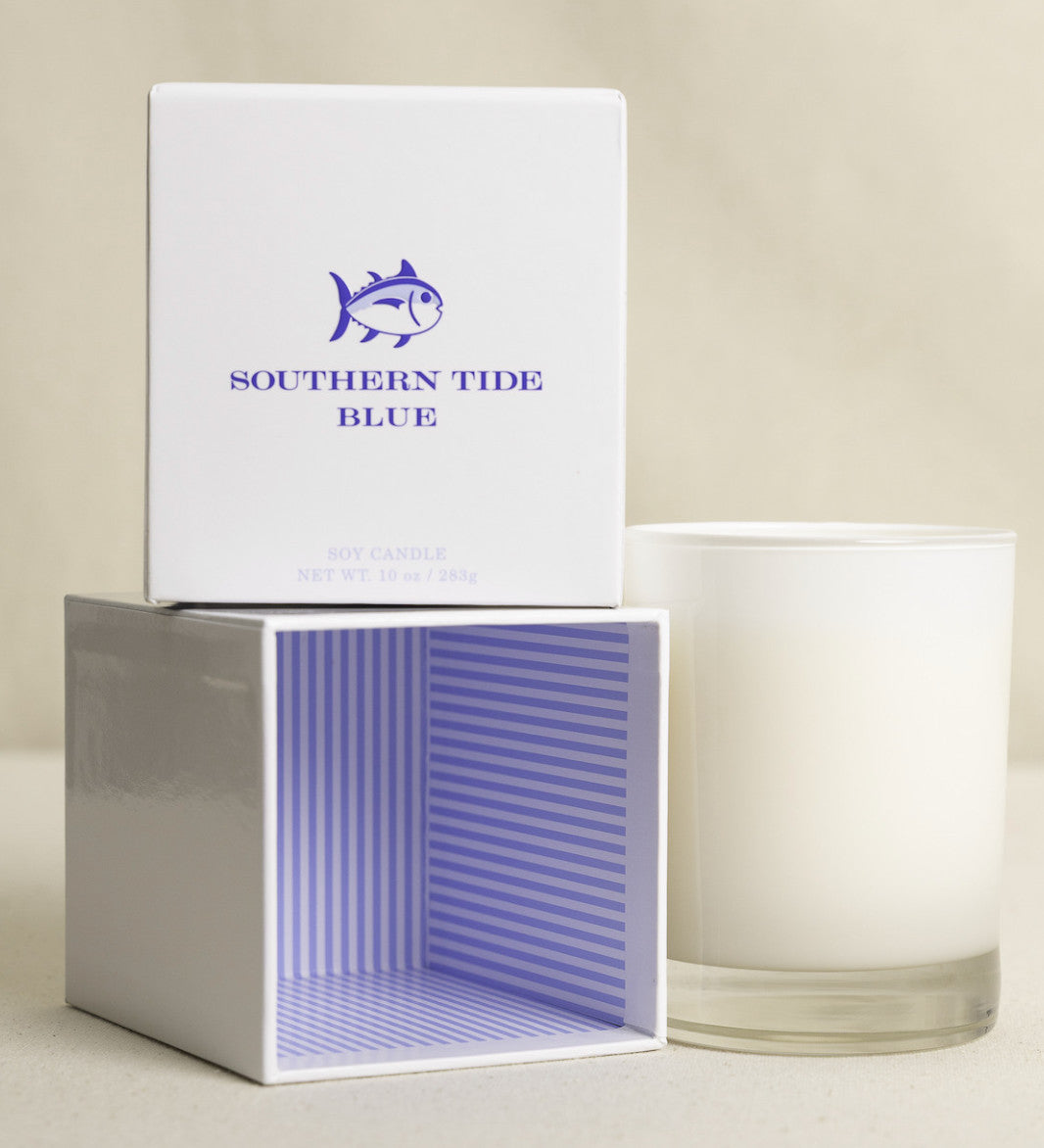 Southern Tide Blue Scented Candle
