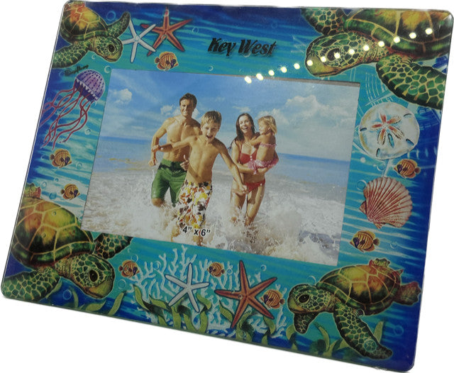 Turtle Glass Picture Frame