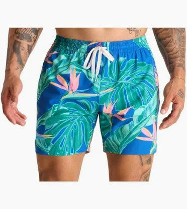 Chubbies The Blue Birds Of Paradise 5.5" Classic Lined Swim Trunks
