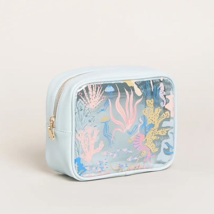 Spartina Mermaid Sea Clear Travel Case