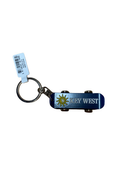 Jojo's Key West Conch Republic Skateboard Keychain