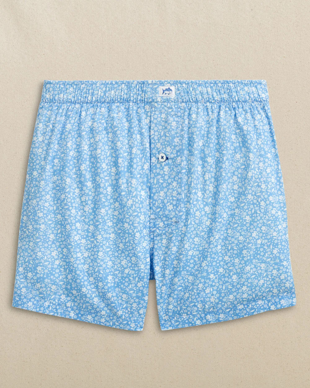 Southern Tide Garden Blooms Boxer Tide Blue