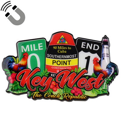 Key West Icons Magnet