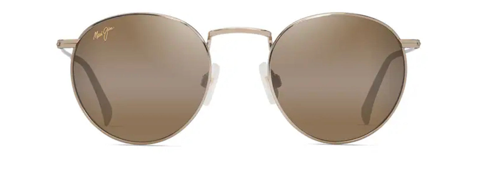 Maui Jim Pukaua Shiny Gold Frame w/ Yellow Lens Sunglasses