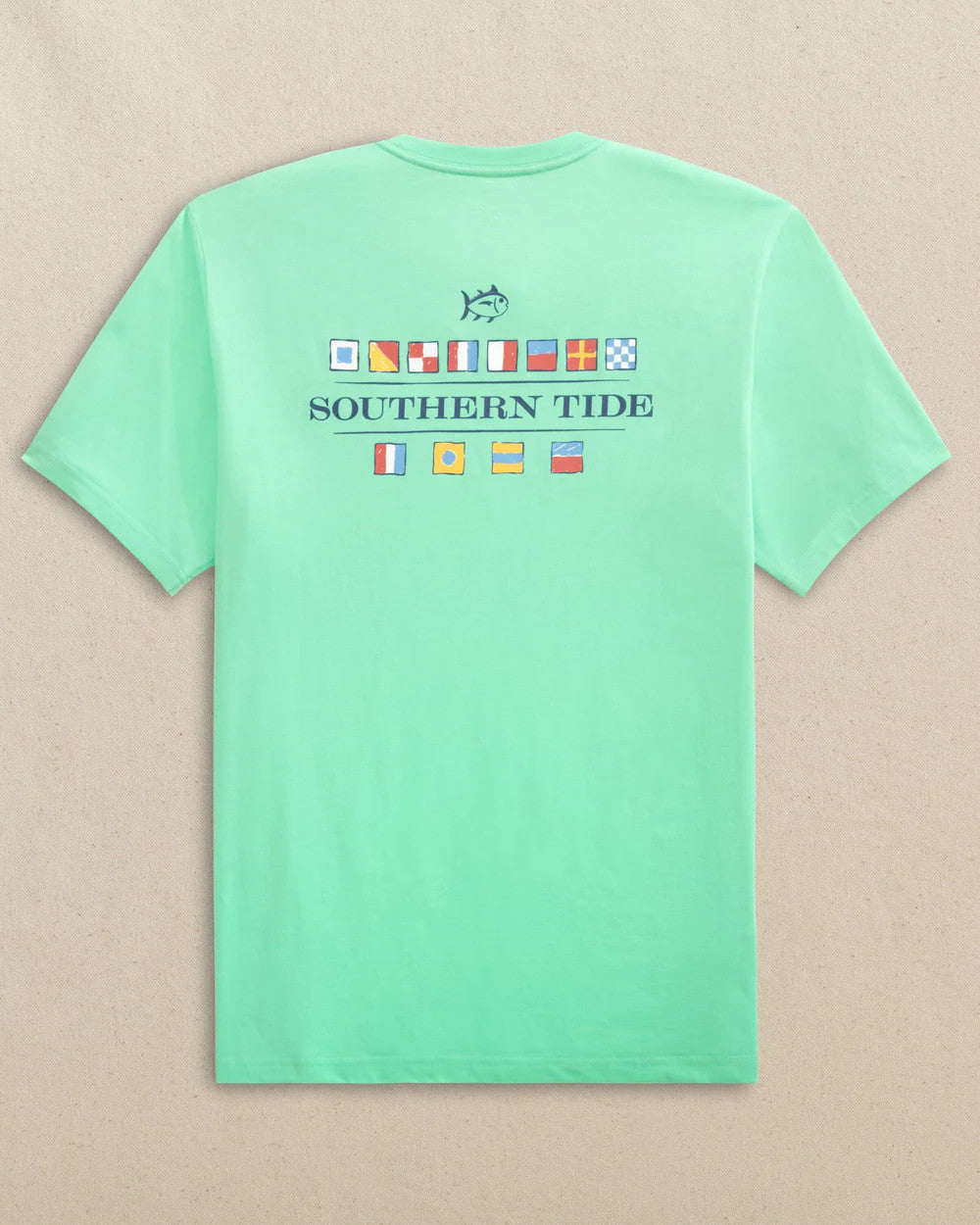 Southern Tide Nautical Flags Tee SS Gulf Shore