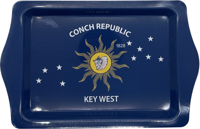 Conch Republic Key West 10"x6" Tin Tray