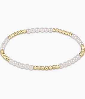 Enewton Worthy Pattern 3mm Bead Bracelet WF'24 Pearl