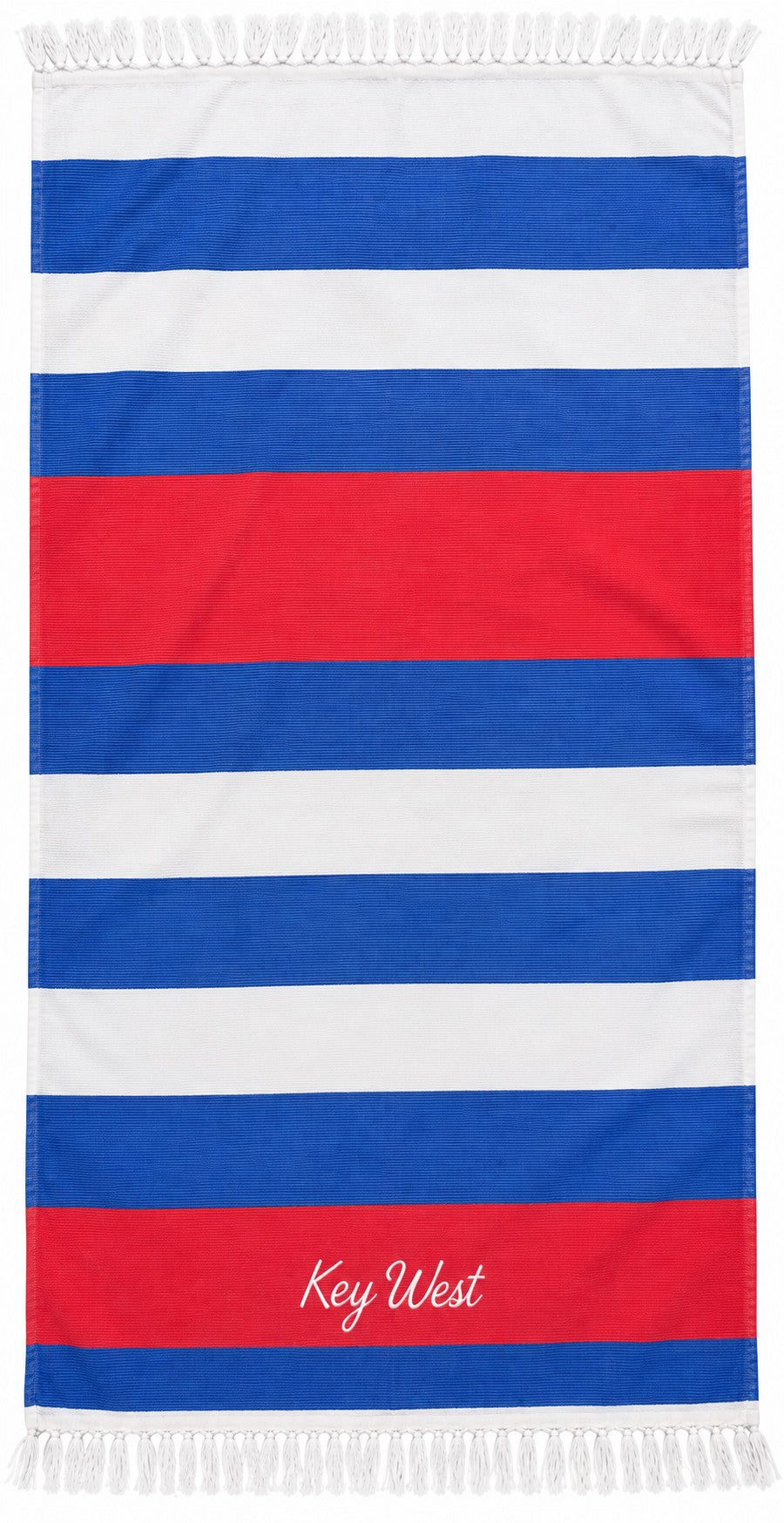 Key West Fouta Towel Blue/Red