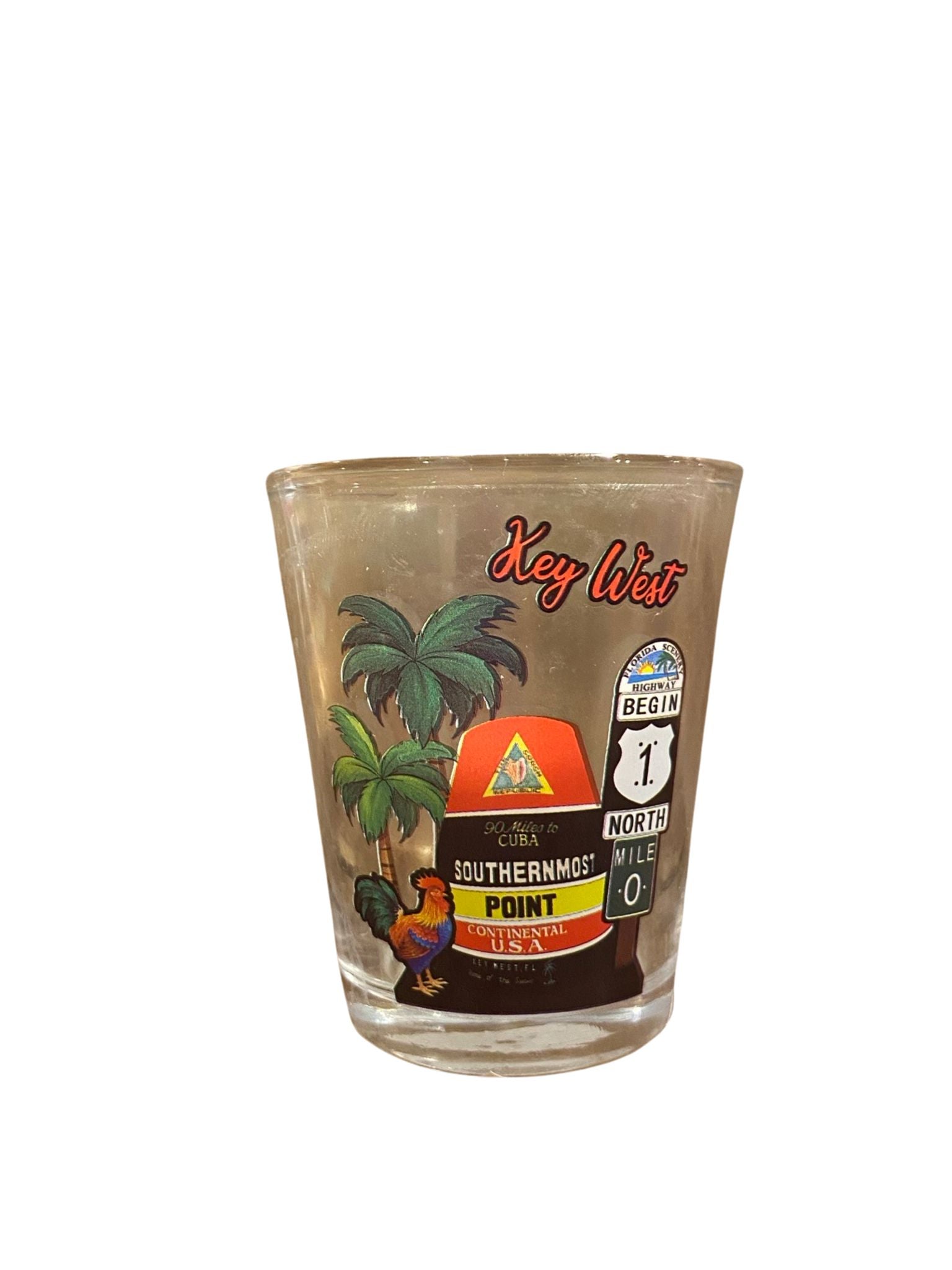 Key West Icons Shot Glass