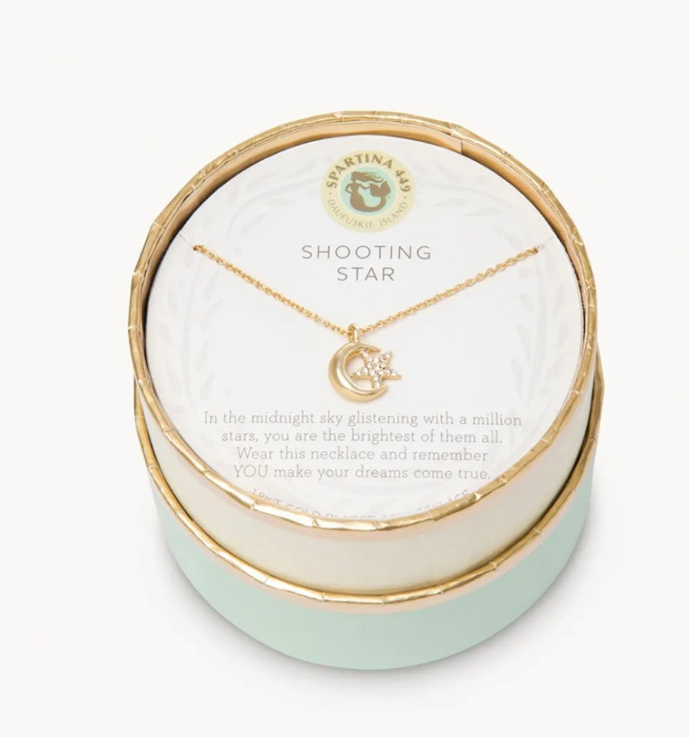 Spartina Shooting Star Sea La Vie Necklace Gold