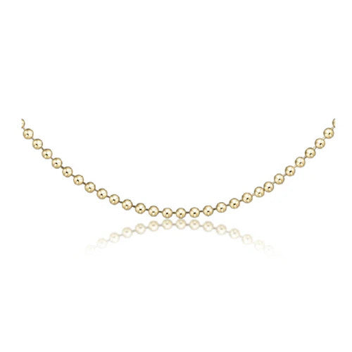 Enewton 15" Choker Classic Beaded Chain Gold