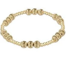 Enewton Dignity Joy Pattern 6mm Bead Bracelet Gold