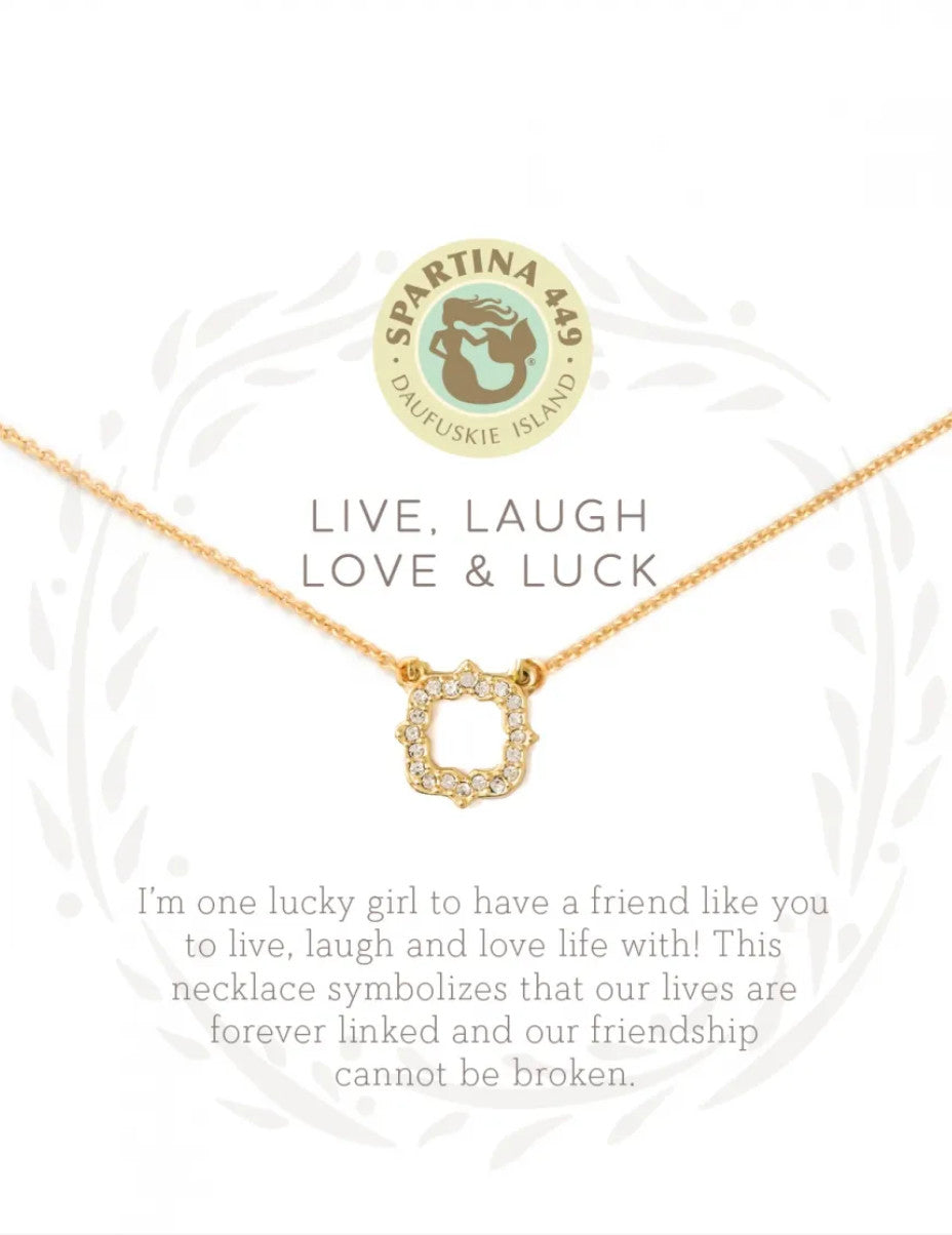 Spartina Luck Sea La Vie Necklace Gold