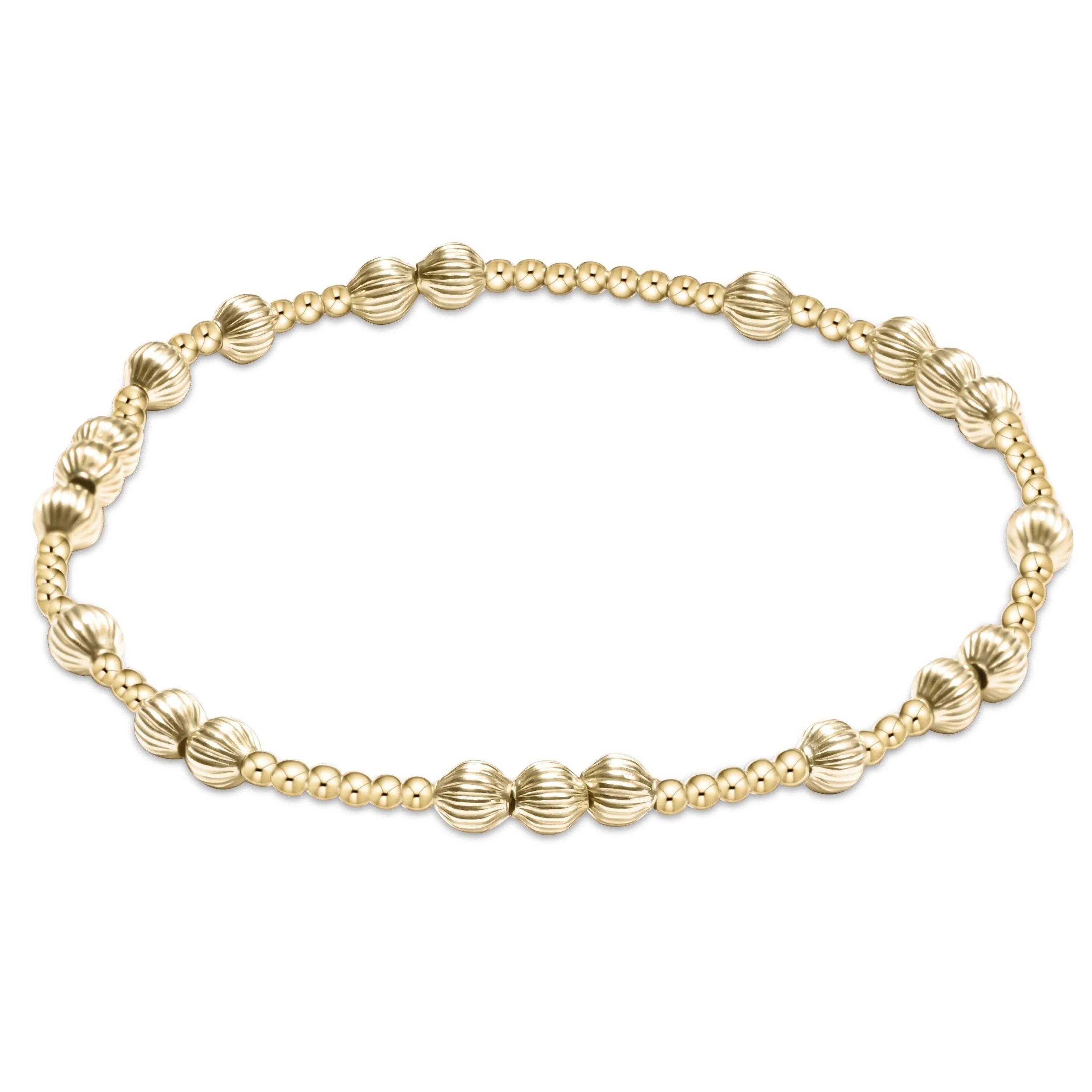 Enewton Extends Hope Unwritten Dignity 4mm Bead Bracelet SS'24 Gold