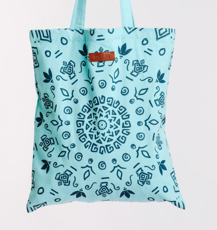 Sand Cloud Mandala Everyday Tote Seaglass