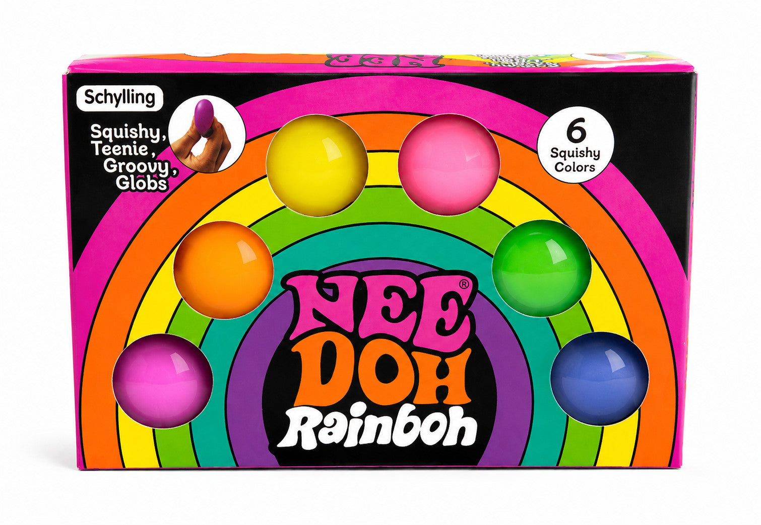 Needoh Rainboh Squishy Toys