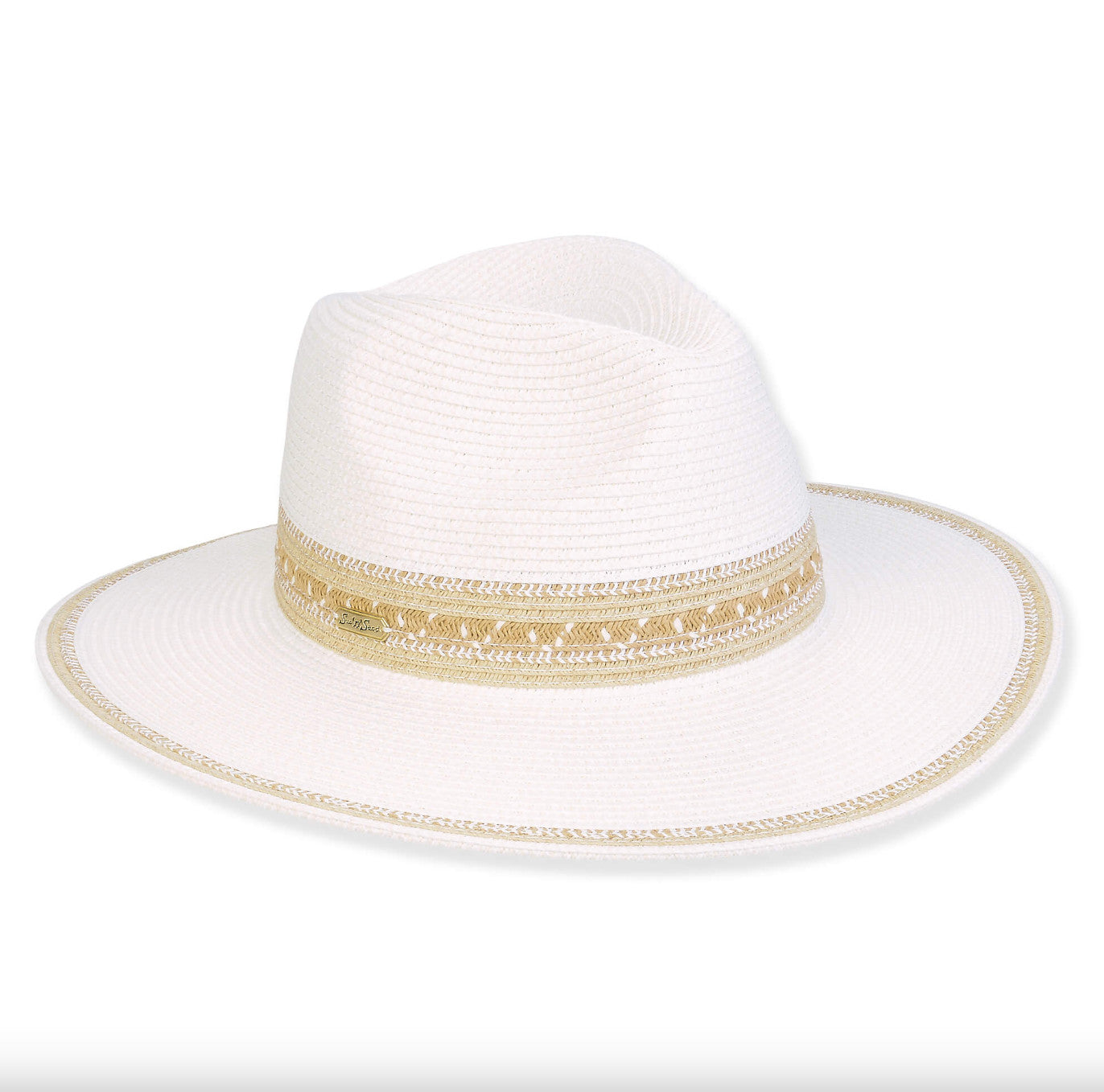 Sun 'N' Sand Lily Woven Detail Safari Hat