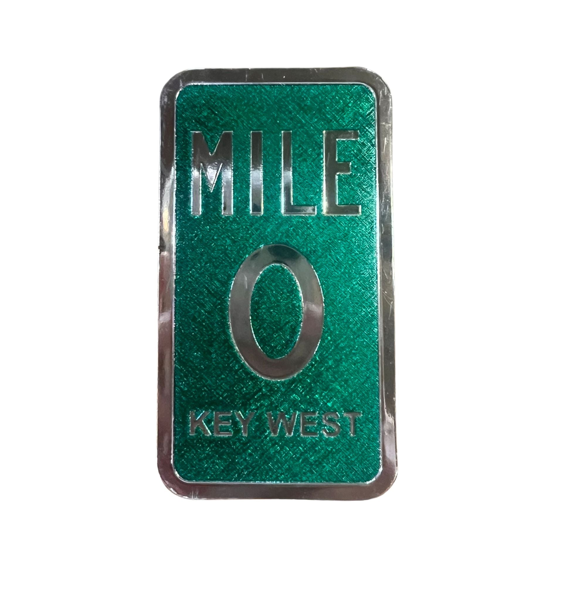 Mile 0 Foil Magnet