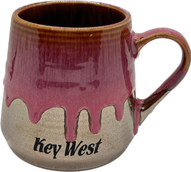 Wide Metallic Glazed Key West 18oz Drip Mug