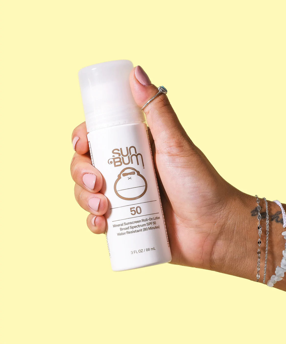 Sun Bum Mineral SPF 50 Lotion Roll On 3Oz.