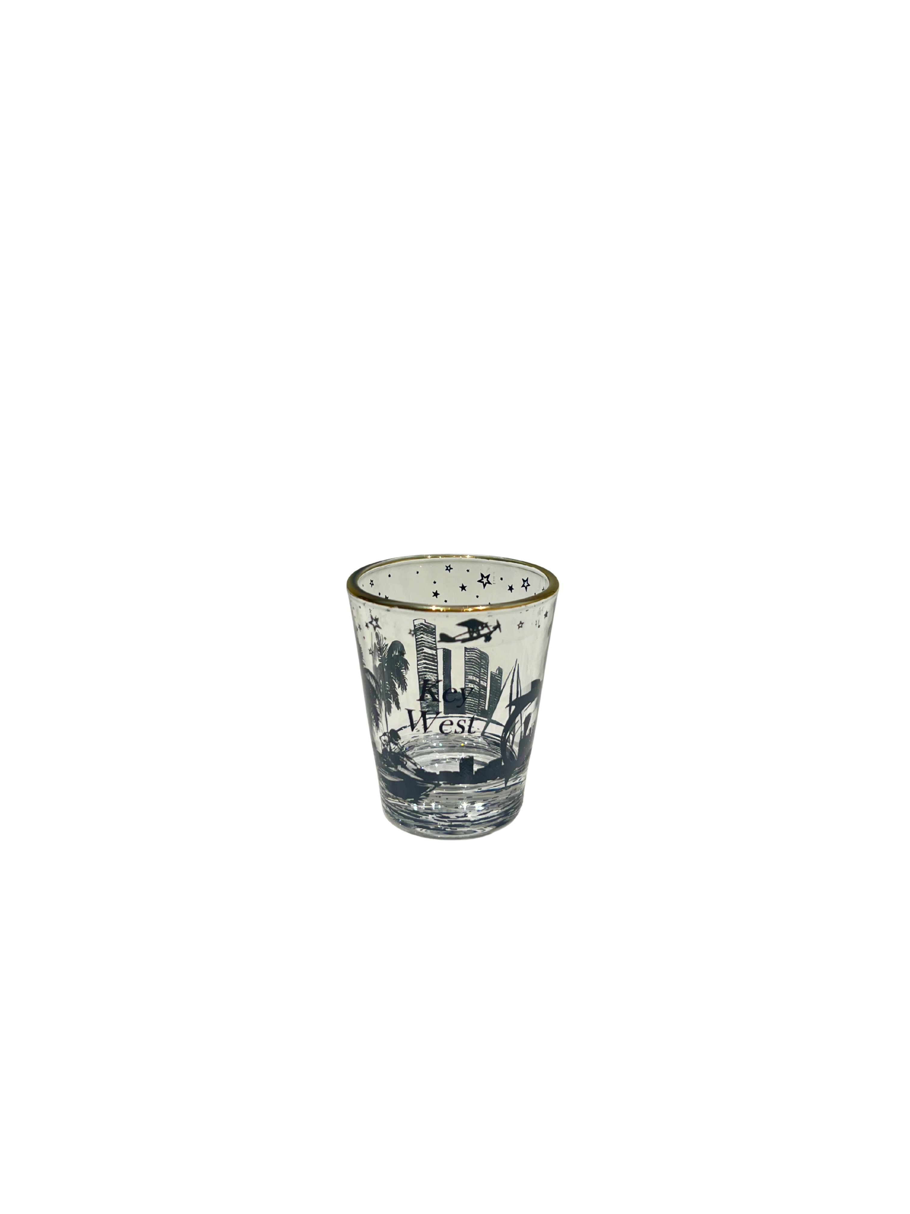 Jojos Key West Jetski Dolphin Shot Glass