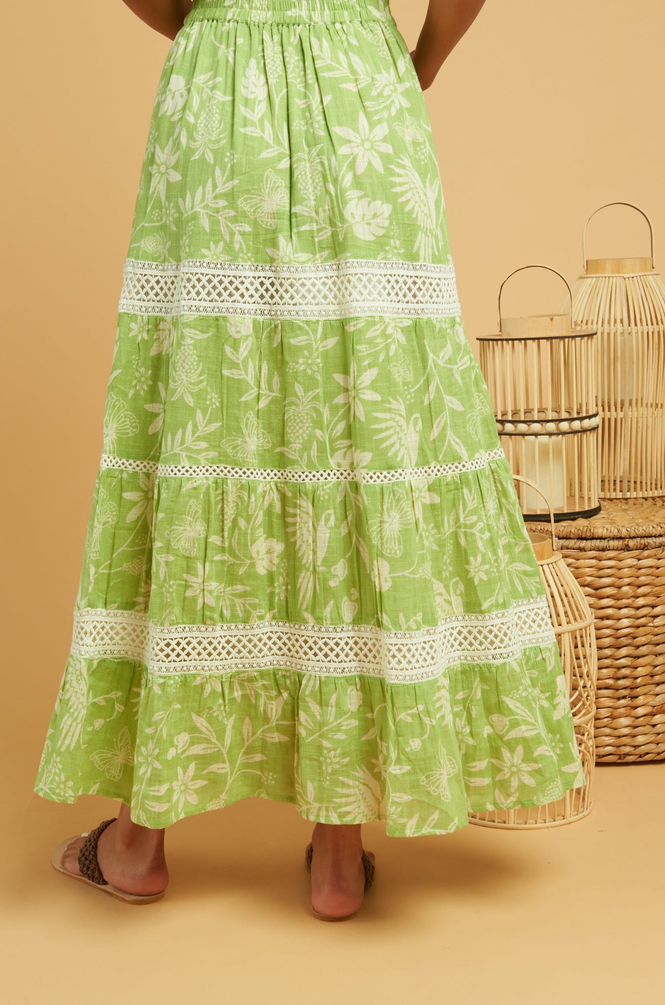 Z&L Citron Maxi Skirt