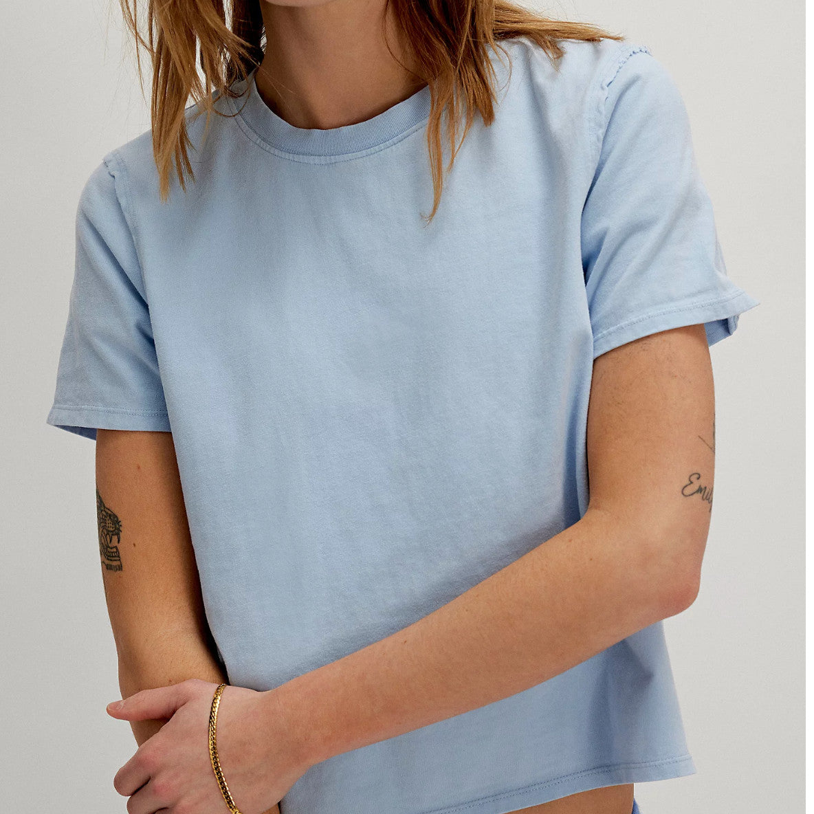 Free People Everyday Tee Ice Water