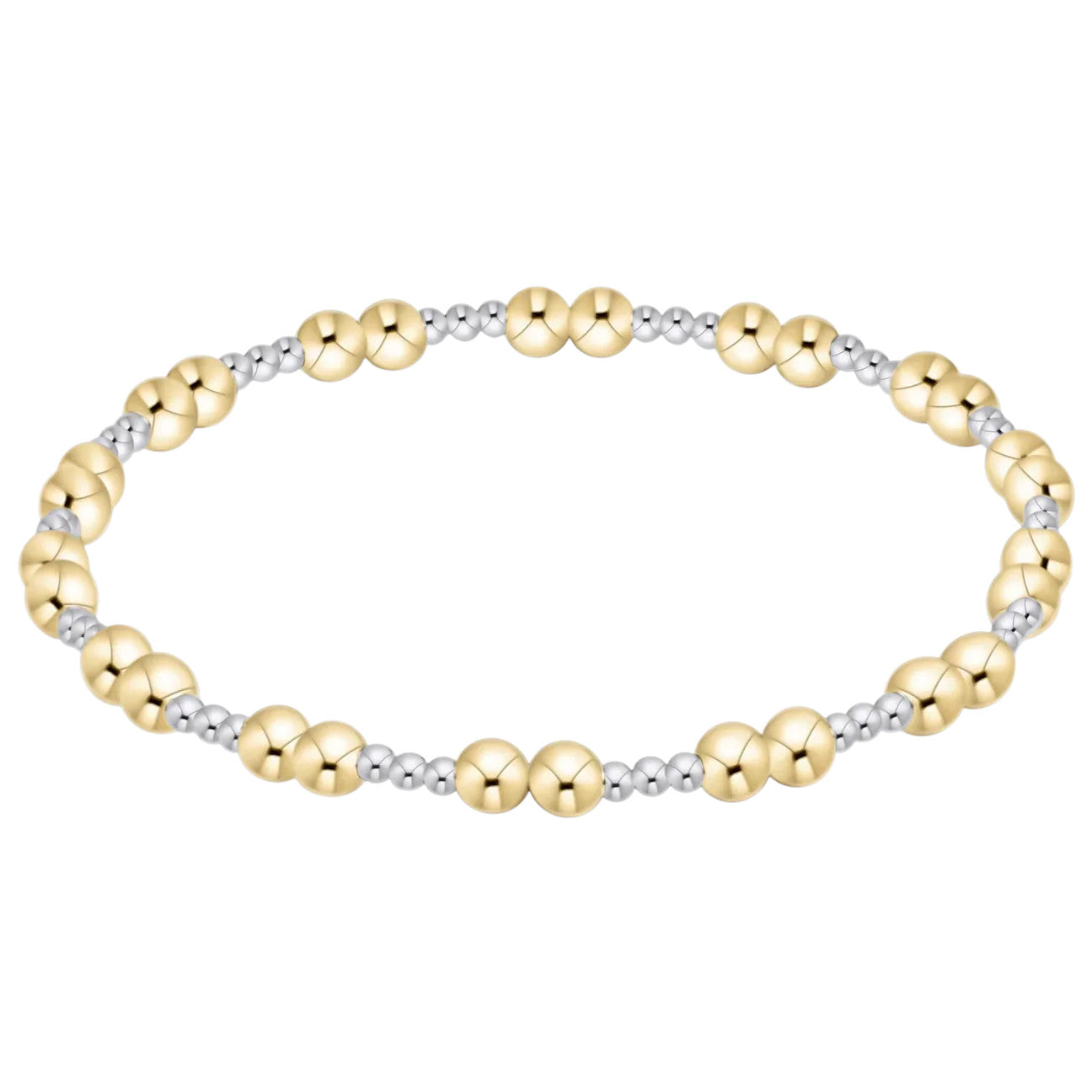 Enewton Together Mixed Metal 4mm Bead Bracelet