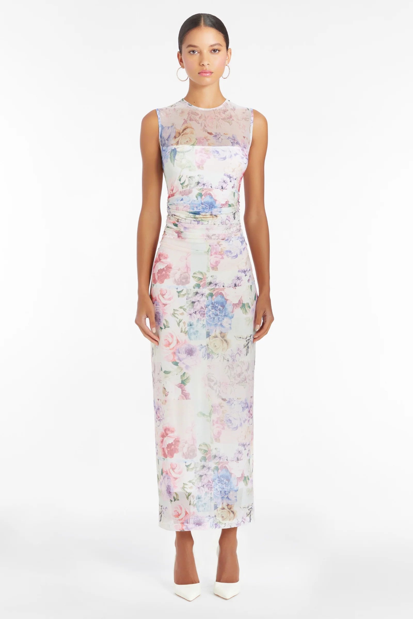 Amanda Uprichard Sleeveless Lyle Midi Dress Lorelei *
