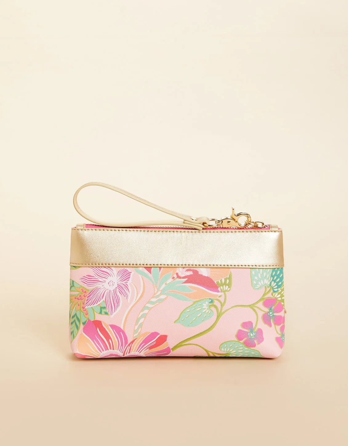Spartina Tassel Wristlet Flamingo Pineapple