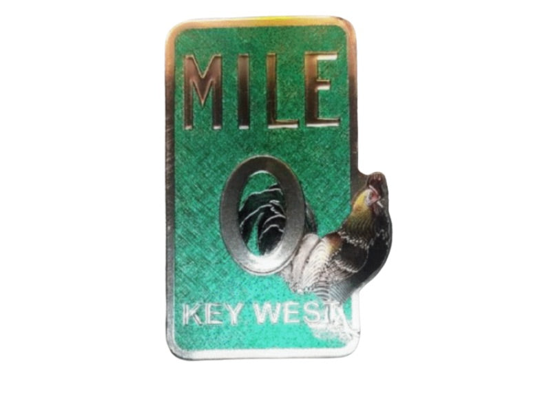 Jojo's Mile 0 Rooster Large Magnet