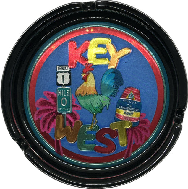 Key West Icons Rooster Ashtray
