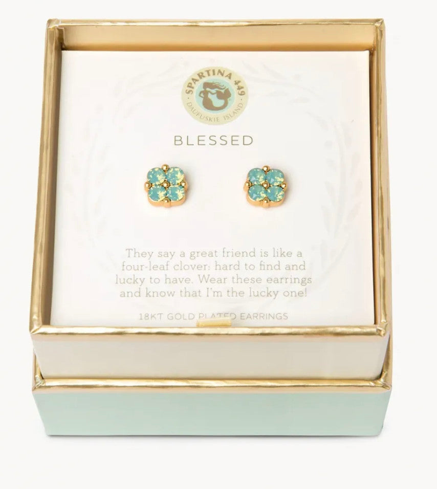 Spartina Blessed Sea La Vie Earrings Gold