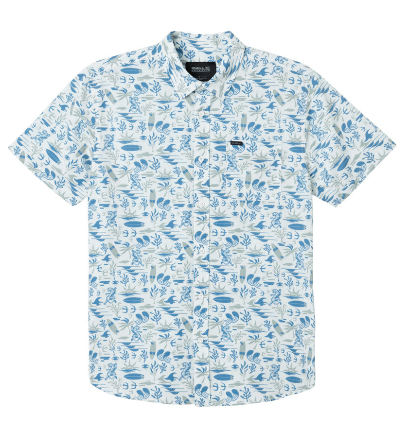 O'Neill Traveler UPF Traverse SS Standard Shirt Natural