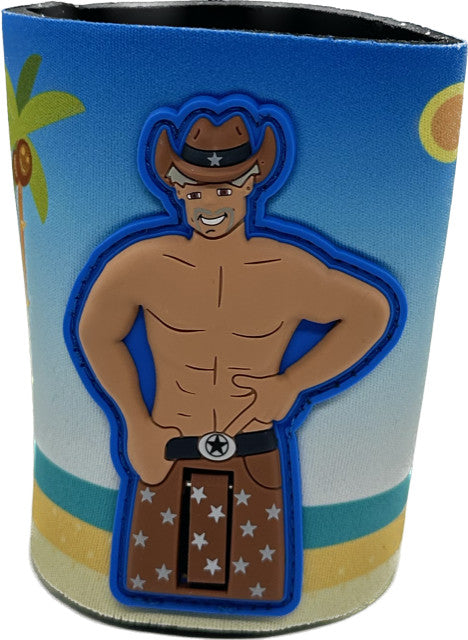 Novelty Cowboy Man Can Cooler