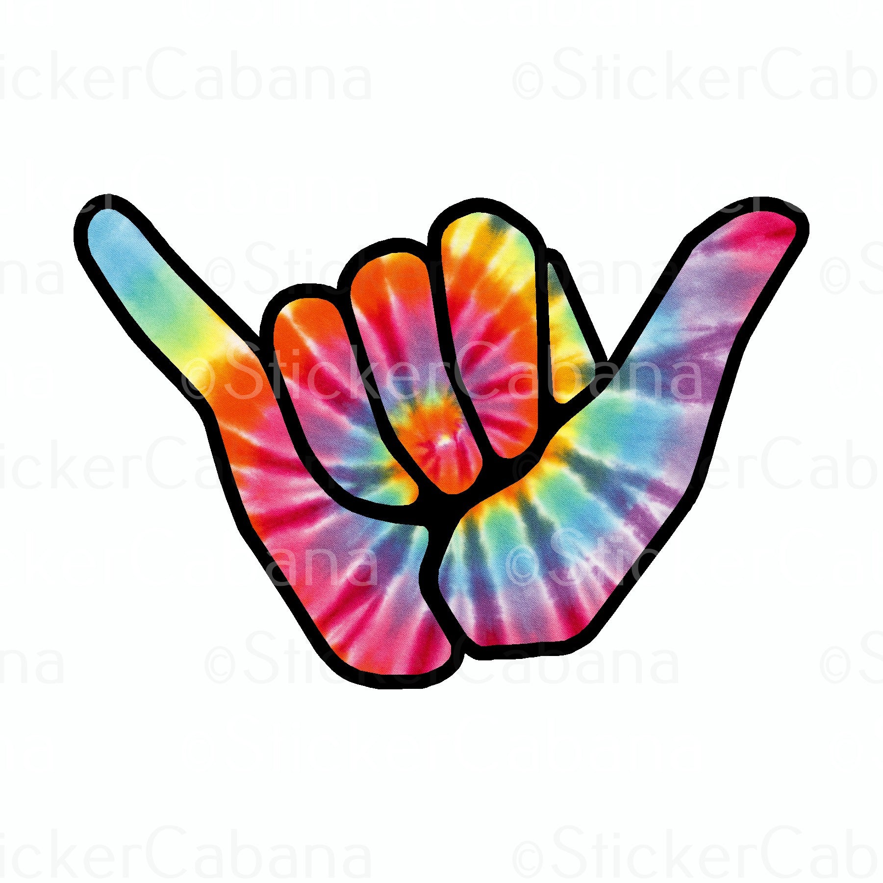 Sticker Cabana TD Shaka Small Sticker